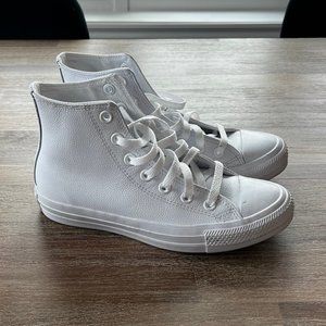 Converse Women's All Star Leather Hi Top Sneaker